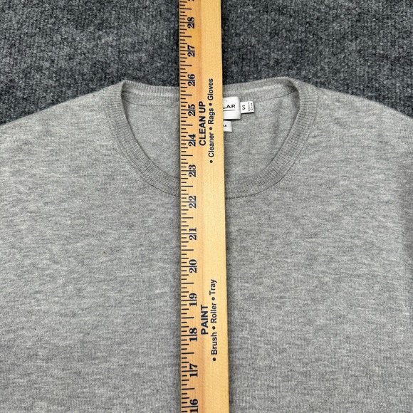Peter Millar Sweater Mens S Gray Crown Soft Crew Golf Pullover Cotton Silk L/S - Picture 5 of 8